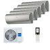 Мультисплит система на 5 комнат Haier AS25S2SJ2FA-S x 5 / 5U105S2SS5FA Мультисплит система на 5 комнат Haier AS25S2SJ2FA-S x 5 / 5U105S2SS5FA
