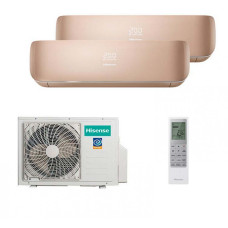 Мультисплит система на 2 комнаты Hisense AMS-09UW4RVETG00(C) x 2 / AMW2-18U4RXC