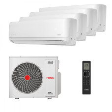 Мультисплит система на 4 комнаты Funai RAM-I-DA25HP.W01 x 3 / / RAM-I-DA50HP.W01 /  RAM-I-4KG105HP.01/U