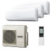 Мультисплит система на 3 комнаты Hitachi RAK-18QXE + RAK-25RXE + RAK-35RXE / RAM-68NP3E