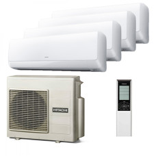 Мультисплит система на 4 комнаты Hitachi RAK-18QXE x 4 / RAM-70NP4E