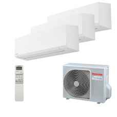 Мультисплит система на 3 комнаты Toshiba RAS-B07J2KVSG-E x 3 / RAS-3M18U2AVG-E