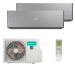 Мультисплит система на 2 комнаты Hisense AS-10UW4RXVQH00AG(B) x 2 / AMW2-14U4RGC