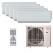 Мультисплит система на 5 комнат IGC RAK-X09RH x 5 / RAM5-X42URH