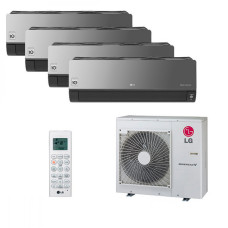 Мультисплит система на 4 комнаты LG AM07BP x 4 / MU4M25