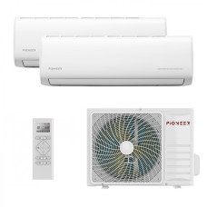 Мультисплит система на 2 комнаты Pioneer KFRI20FW x 2 / 2MSHD14F