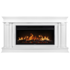 Каминокомплект: Очаг Electrolux EFP/P-4220LS, портал Olympia 42/40/36, белый