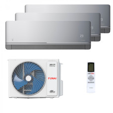 Мультисплит система на 3 комнаты Funai RAM-I-KM25HP.W01/S x 3 / RAM-I-3OK60HP.01/U