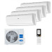 Мультисплит система на 4 комнаты Haier AS25S2SJ2FA-W x 4 / 4U85S2SR5FA