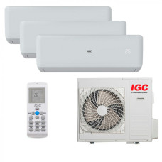 Мультисплит система на 3 комнаты IGC RAK-X09RH x 3 / RAM3-X27URH