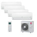 Мультисплит система на 4 комнаты LG DM07RP x 4 / MU4M25