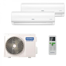 Мультисплит система на 2 комнаты Marsa MRK-T09PA x 2 / MRK-2M18HTPE-W