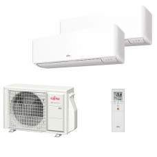 Мультисплит система на 2 комнаты Fujitsu ASYG07KMCC + ASYG09KMCC / AOYG14KBTA2
