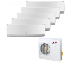 Тепловой насос Cooper&Hunter CHML-IW07FTXE x 2 + CH-S09FTXE + CH-S12FTXE + CHML-IW18AARK / CHML - U42RK5
