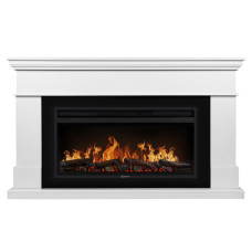 Каминокомплект: Очаг Electrolux EFP/P-3620LS, портал California 42/40/36, белый