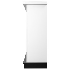 Каминокомплект: Очаг Electrolux Infinity EFP/P-1600ULS N, портал Canto Long белый, черный