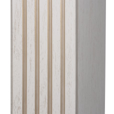 Каминокомплект: Очаг Electrolux EFP/P-3620LS, портал Siena 42/40/36, сл. кость с зол. патиной