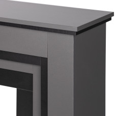 Каминокомплект:Очаг Electrolux Classic EFP/P-1020LS, портал Grado Classic графит, черный