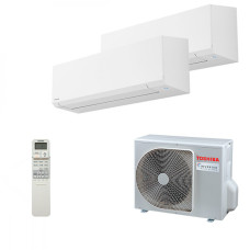 Мультисплит система на 2 комнаты Toshiba RAS-B07J2KVSG-E x 2 / RAS-2M14U2AVG-E