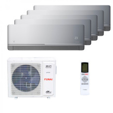 Мультисплит система на 5 комнат Funai RAM-I-KM25HP.W01/S x 5 / RAM-I-5OK120HP.01/U