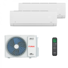 Мультисплит система на 2 комнаты Funai RAM-I-SG25HP.W02/S x 2 / RAM-I-2OK40HP.01/U