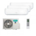 Мультисплит система на 3 комнаты Hisense AMS-09UW4RVETG00 x 2 + AMS-12UW4RVETG00 / AMW3-24U4RJC