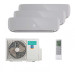 Мультисплит система на 3 комнаты Hisense AMS-09UW4RVETG00(S) x 3 / AMW3-24U4RJC