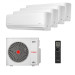 Мультисплит система на 4 комнаты Funai RAM-I-DA25HP.W01/S x 4 / RAM-I-4KG105HP.01/U