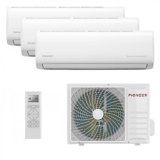 Мультисплит система на 3 комнаты Pioneer KFRI20FW x 3 / 3MSHD21F