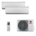 Мультисплит система на 2 комнаты Gree GWH07QAXA-K6DNC2C/I x 2 / GWHD(14)NK6OO (LC)(LH)