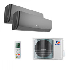 Мультисплит система на 2 комнаты Gree GWH09AGCXB-K6DNA4F/I x 2 / GWHD(18)NK6OO (LCLH)