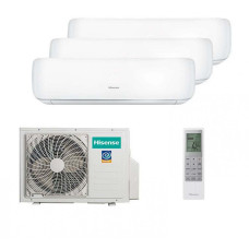 Мультисплит система на 3 комнаты Hisense AMS-09UW4RVETG00 x 3 / AMW3-24U4RJC