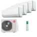 Мультисплит система на 4 комнаты Kentatsu KSGPA26HZRN1 x 4 / K4MRA80HZRN1
