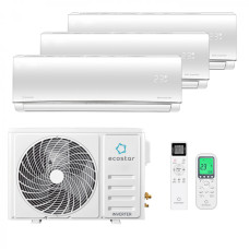 Мультисплит система на 3 комнаты Ecostar KVS-IMR09ST/IN x 2 + KVS-IMR12ST/IN / KVS-3FM24ST/OUT