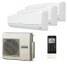 Мультисплит система на 3 комнаты Hitachi RAK-18REF x 2 + RAK-25REF / RAM-53NE3F