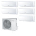Мультисплит система на 5 комнат NeoClima NS-07W х2 / NS-09W Х3 / NUM-42Q5