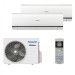 Мультисплит система  Panasonic CS-E12RKDWх2 / CU-2E18PBD