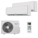 Мультисплит система на 2 комнаты Shuft SFMS/I-07 HB FMI/N8/In/white x 2 / SFMO/I-14 FMI-2/N8/Out