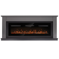 Каминокомплект: Очаг Electrolux Infinity EFP/P-1600ULS N, портал Canto Long графит, черный