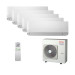 Мультисплит система на 5 комнат Toshiba RAS-B07CKVG-EE x 5 / RAS-5M34G3AVG-E