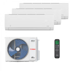 Мультисплит система на 3 комнаты Funai RAM-I-SG25HP.W02/S + RAM-I-SG30HP.W02/S x 2 / RAM-I-3OK80HP.01/U