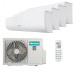 Мультисплит система на 4 комнаты Hisense AMS-07UW4RMRKB00 x 3 / AMS-18UW4RXSKB01 / AMW5-36U4RQC