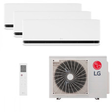 Мультисплит система на 3 комнаты LG H09S1D.NS1R x 3 / MU3R21.U23