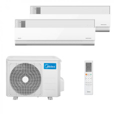 Мультисплит система на 2 комнаты Midea MMCA1BU-09HRFN8 x 2 / M2OH-14HFN8-Q1