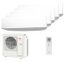 Мультисплит система на 5 комнат Fujitsu ASYG07KETA x 2 + ASYG09KETA x 3 / AOYG36KBTA5