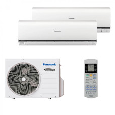 Мультисплит система  Panasonic CS-E7RKDW + CS-E9RKDW / CU-2E15PBD