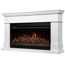 Каминокомплект: Очаг Royal Thermo Aurora RTFP/P-AR40LS, портал California 42/40/36, белый