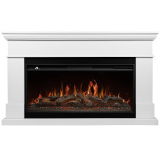 Каминокомплект: Очаг Royal Thermo Aurora RTFP/P-AR40LS, портал California 42/40/36, белый