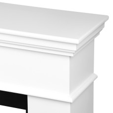 Каминокомплект: Очаг Royal Thermo Aurora RTFP/P-AR40LS, портал California 42/40/36, белый