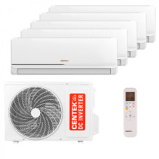 Мультисплит система на 5 комнат Centek CT-66AMWM-H07/4R3B(FX) x 5 / CT-66AM5-H42/4DR3C